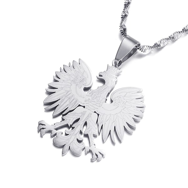 Polen Symbol Örn Hänge Halsband Polska Polacker Smycken För Kvinnor