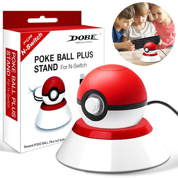 Poke Ball Plus Laddningsställ Skrivbordsställ för Nintend Switch Poke Ball Plus Controller (Pokeball Plus ingår ej)