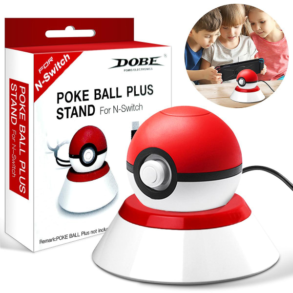 Poke Ball Plus Ladestasjon Stående Skrivebord Tablet Stativ For Nintend Switch Poke Ball Plus Controller(ikke Inkluder Pokeball Plus)