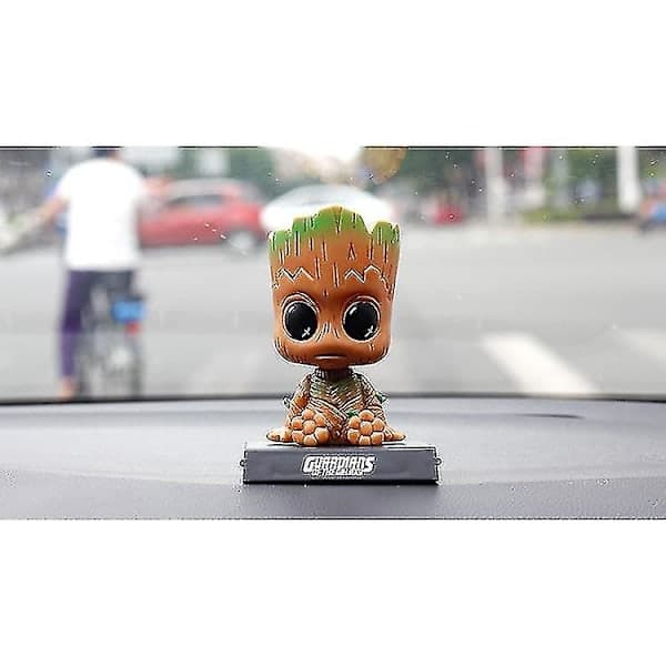 Tegneserie Groot Bil Dash Bobblehead Action Figur Søt Anime Groot Biltilbehør Ny