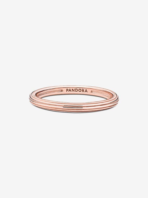Pandora - P ME Ring - 14k rosegullbelegg Circumference: 56mm