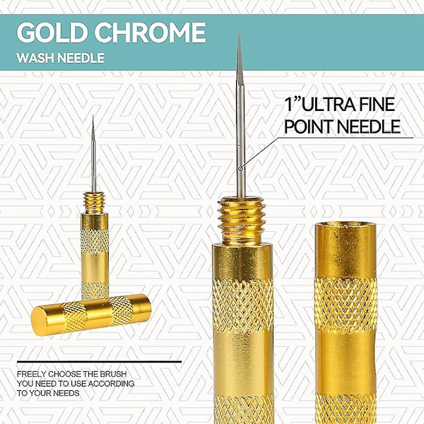 13-osainen Airbrush-puhdistussarja - Airbrush-puhdistuslasi pidikkeellä, minisiveltimellä