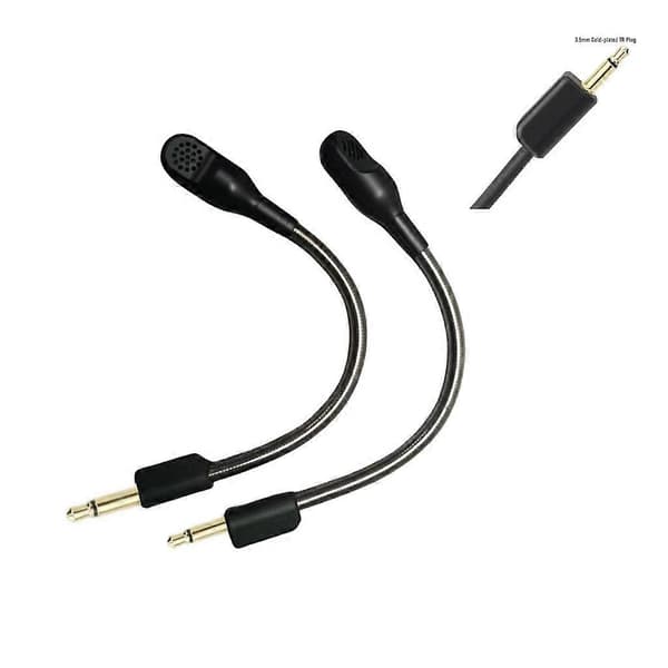 Mikrofon til BlackShark V2/V2 Pro Gaming Headset 3.5mm Mikrofon Boom Black