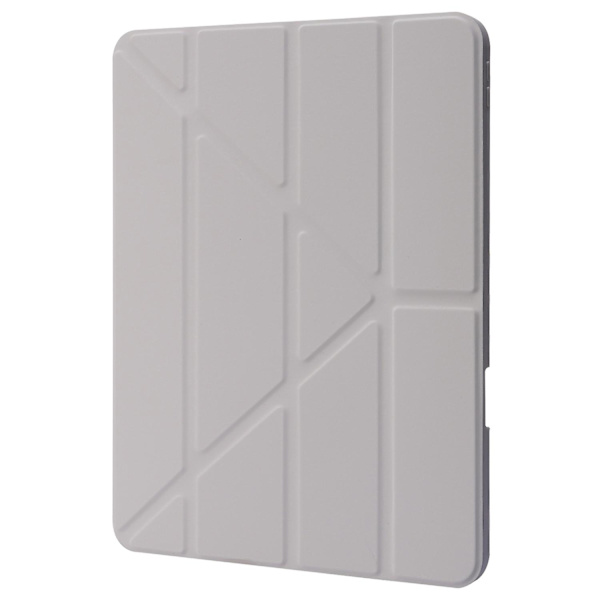Fodral till iPad Pro 13 (2024) Origami Ställ Läder Tabletskydd med Auto Wake / Sleep - Grå Multicolor Grey