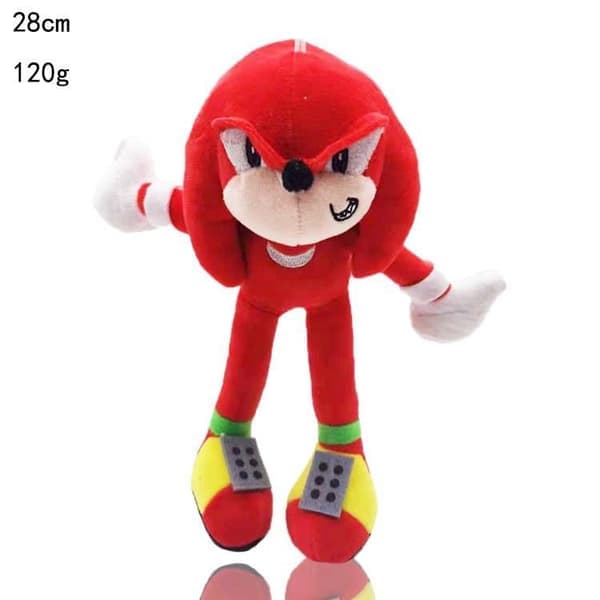 Ny igelkott Super Sonic Plyschleksaksdocka Super Talking Sony Docka svart 18cm