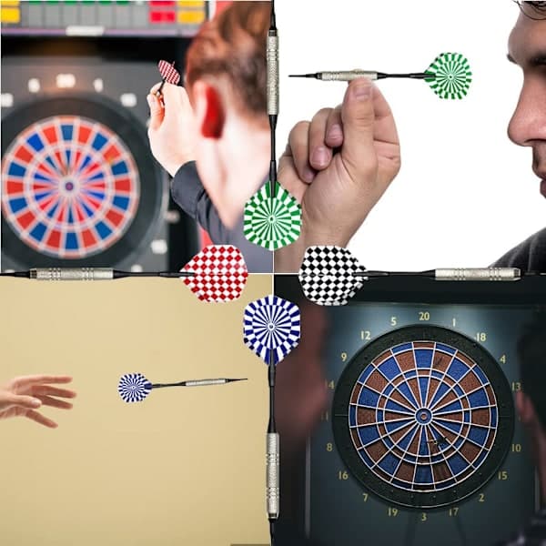 Plastik Dartpile, 12 stk. Soft Tip Dartpile Sæt med 100 stk. Udskiftningstips