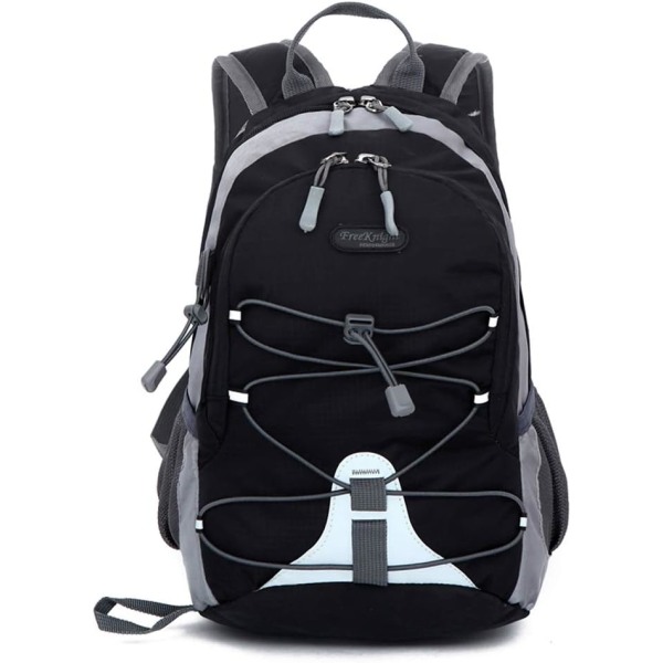 10" barn vattentät sportryggsäck, lämplig för barn, lätt ultralätt skolväska för barn, för flickor som reser pojkar (svart)