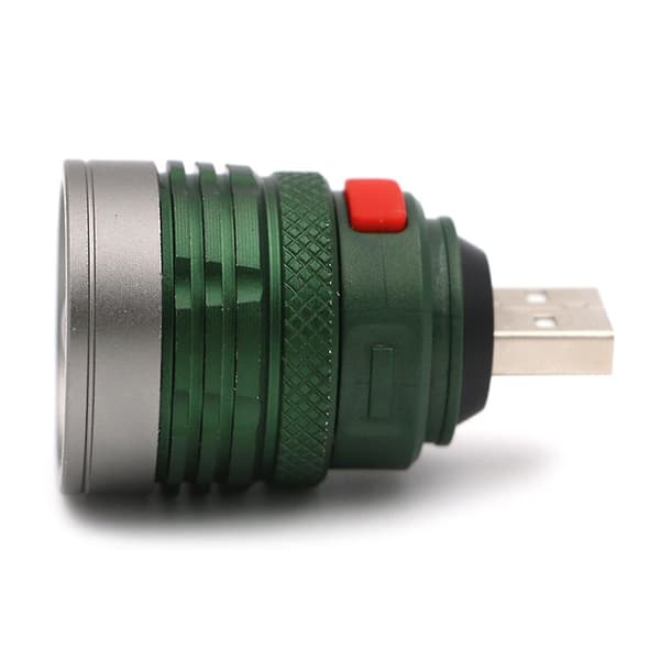 3 Moduser Zoomable-usb Flash-light Torch Drevet Av Usb-grensesnitt Gaver Til Barn