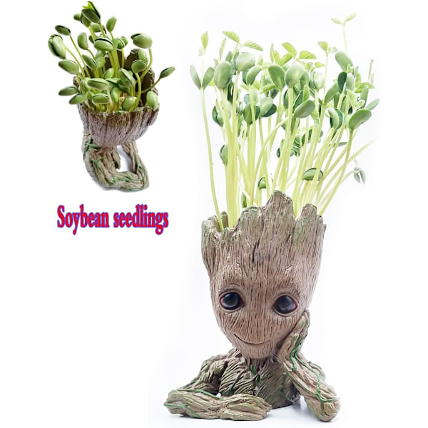 Guardians of The Galaxy Baby Action Figures Modell for Blomsterpotte, Hjem, Hage, Skrivebordsdekorasjon Rekvisita