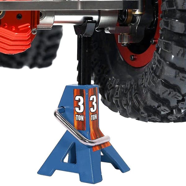 3 Ton Scale Jack Modell Axelstativ Lyft Leksaker Heavy Duty Support Fordon Golv spärr för Trx4 D90 C