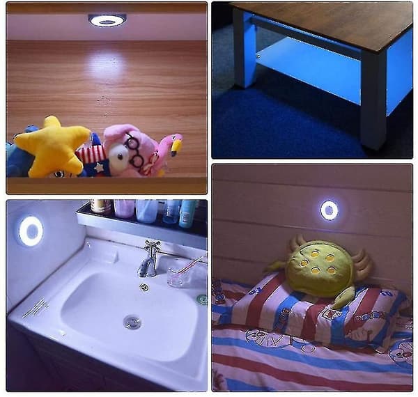 Taklampe til bil - LED nattlys - Bagasjeromslys - USB-ladbart dimmbart leselys