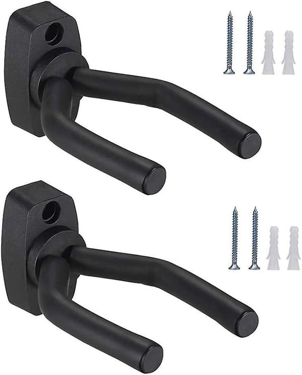 Gitarrhållare Vägghängare Krokhållare Set Av Crday 2 Ukulele Rack Bracket Display