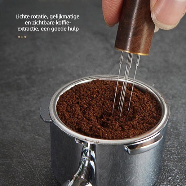 Stykke - Nål til malet kaffe - Kafferører - Espressodispenser - Indeholder 6 fine nåle - Tilbehør