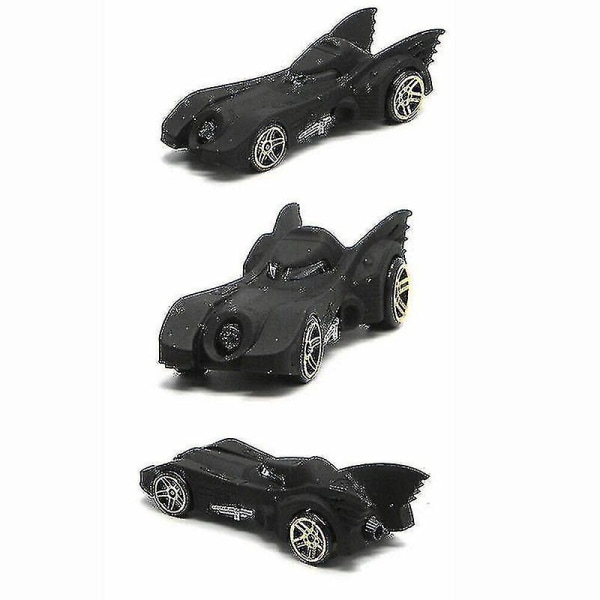 Sett med 6 Batmobile-lekebiler i metall