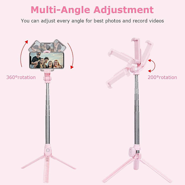 Selfie Stick. Udtrækkelig Bluetooth Selfie Stick Trådløs Fjernbetjening. Telefon