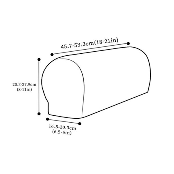 2 st elastiska soffarmstödsöverdrag, tjocka och halkfria, hemtygskydd, enkelt och rent armstödsöverdrag Dark Gray