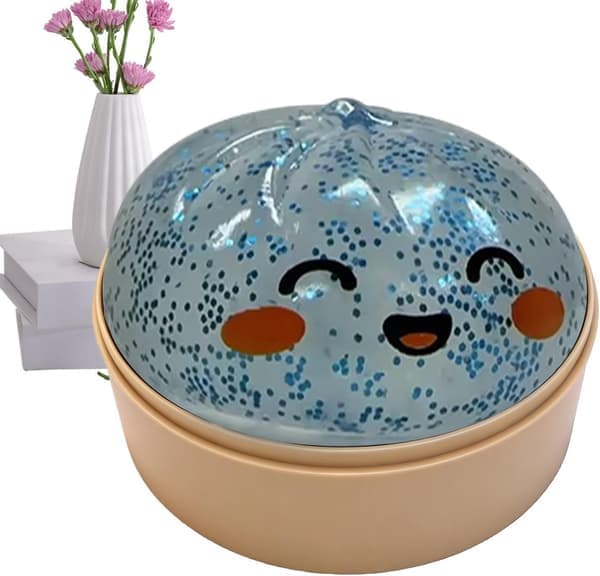Gigantisk glitrende dumpling - sensorisk fidget-leketøy | Glitrende rullende leker | for ungdom, voksne, studenter, reisende, kontor, skole, biltur