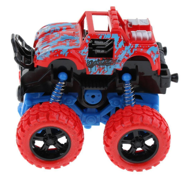 Frikitionsdriven Monster Truck Inertia Bil Stor Däck Hjul Lastbil Leksak För Barn
