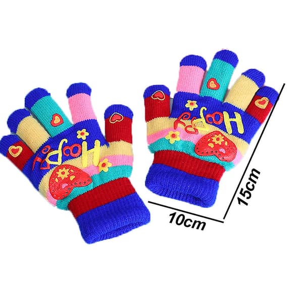 Børnehandsker til piger/drenge Unisex varme bløde vinterhandsker style 1