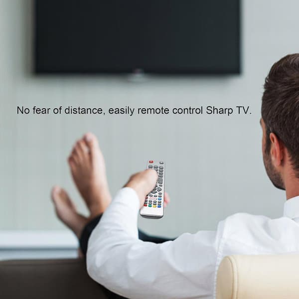 Fjernkontroll for Sharp Aquos TV, erstatning for fjernkontroll med 3D-knapp