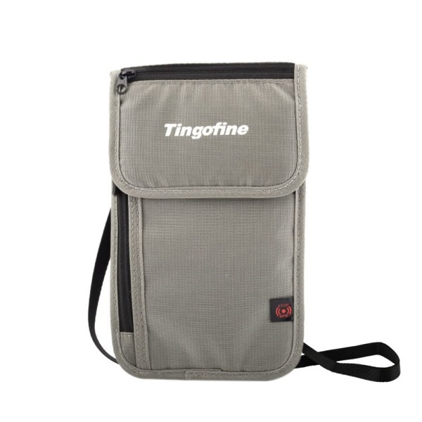 RFID Pass ID Bag Dokumentveske grey