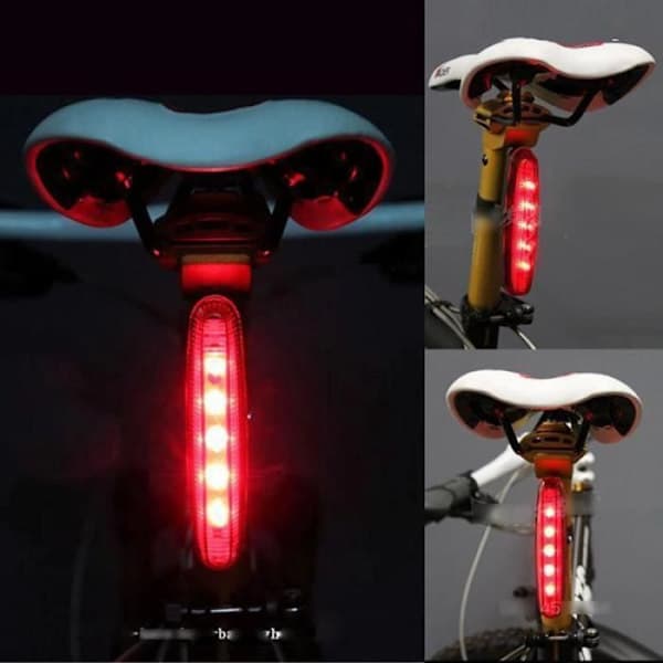 LED cykellampa rött ljus baklykta