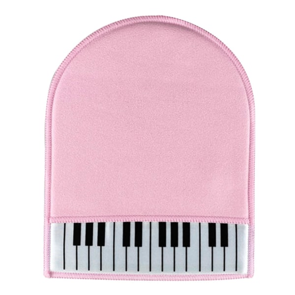 Bløde klaver rengøringshandsker Mikrofiberklud Instrument Keyboard rengøringsklud Pink