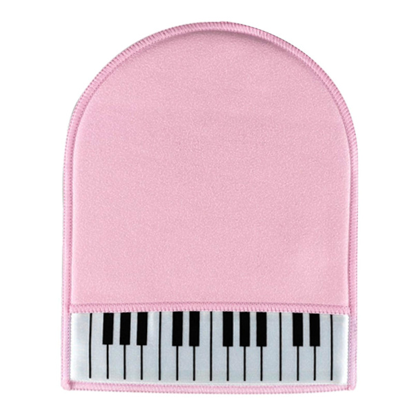 Mjuka pianorengöringshandskar i mikrofiberduk för rengöring av instrumenttangentbord Pink