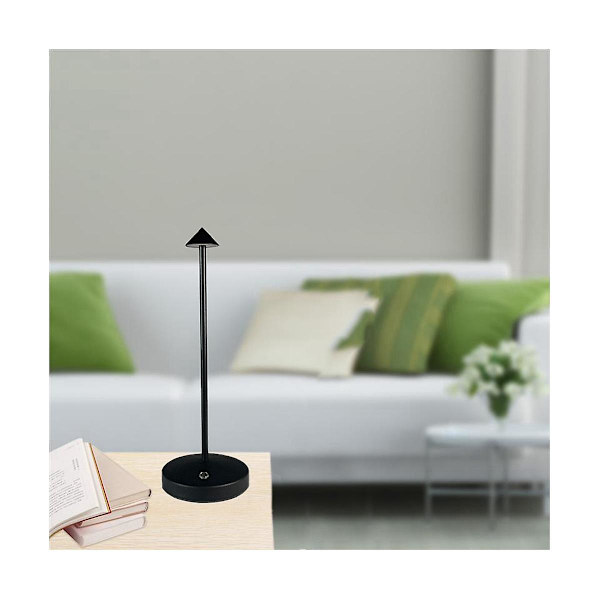 1800mah Oppladbar LED-bordlampe Moderne Berøring Justering Bordlampe For Soverom Restaurant Innredning