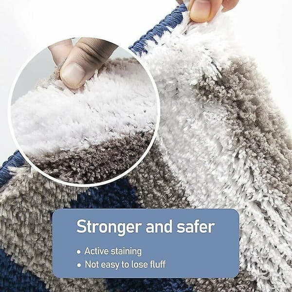 Antiglid badrumsmatta köksmatta fluffig badrumsmatta mjuk mikrofiber duschmatta