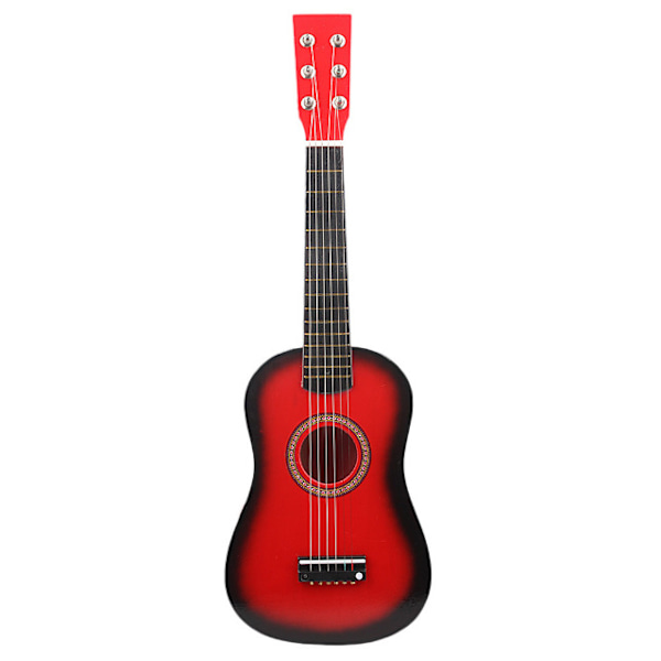 Barne Gitar Musikkleker Med 6 Strenger Utdannende Musikk Instrumenter For Barn Ny Red