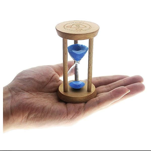 Træ Timeglas 1 + 3 + 5 + 10 Minutters Timer Kreativ Timer Tidskultur 4stk