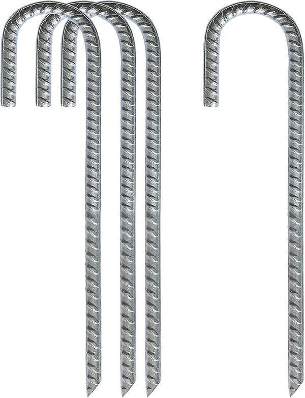 Sett med 4 ankerpinner på 30 cm