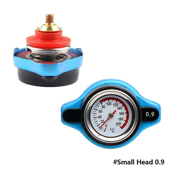 0,9 bar 1,1 bar 1,3 bar termost radiatordæksel Tankdæksel Vandtemperaturmålerdæksel Racerbil stort eller lille hoved Small Head 0.9