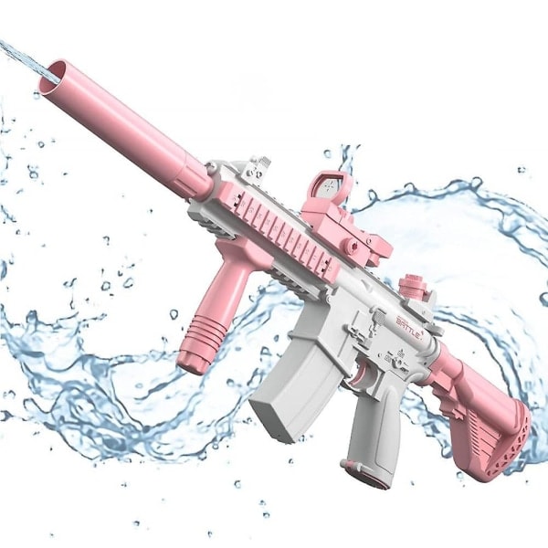 Elektrisk vandpistol til voksne Automatisk sprøjte vandpistoler Soaker sprøjte sommer sprøjte skydespil legetøj swimmingpool strand vandlegetøj blue