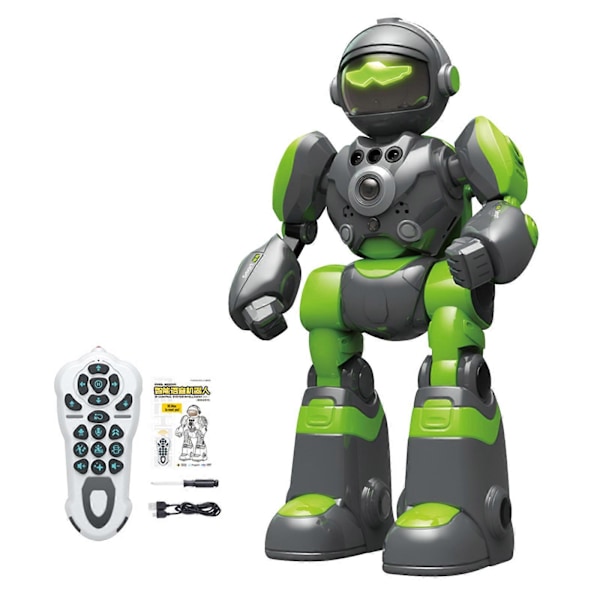 AI Stemmerobot for Barn, Musikkdans og RC Programmerbar Leke Blue
