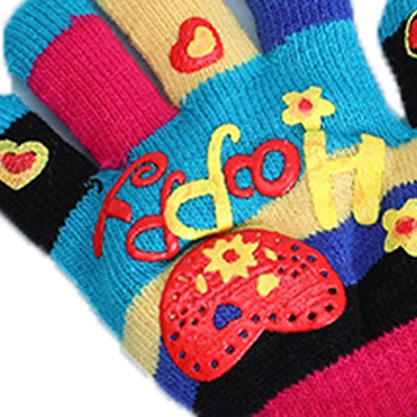 Barnehansker for jenter/gutter Unisex varme myke vinterhansker style 2