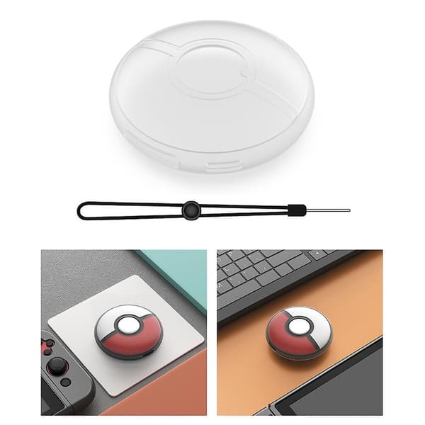 Silikondeksel med stroppbeskyttelse for Poke Go Plus støtsikker
