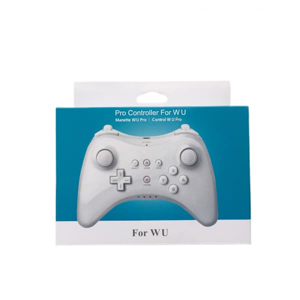 Pro Controller til Wii U, PowerLead Trådløs Controller Hvid White