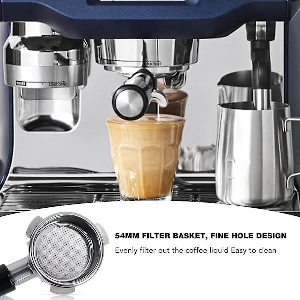 54mm Portafilter Bes870xl, Bes870bsxl, Bes878bss, Bes880bss, Bes840xl Ruostumattomasta Teräksestä Valmistettu Portafilter