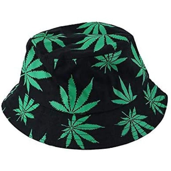 Unisex Solhatt Bucket Hat Hampa Mönster Hatt Huvudomkrets Ca 58cm