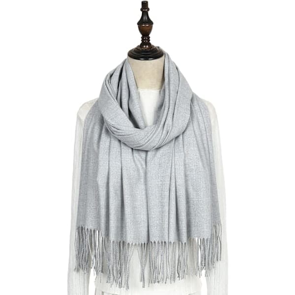 Dame Tørklæder Pashmina Sjaler og Wraps til Bryllup Tørklæder til Kvinder Vinter Sort Black