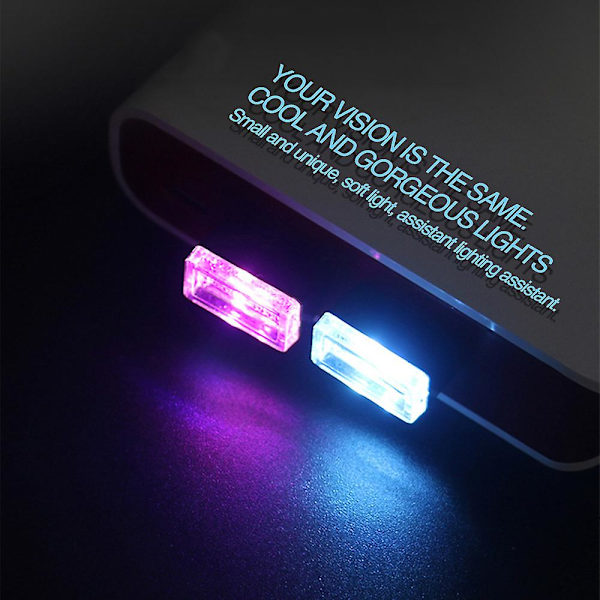 Usb-bilens inre atmosfärsljus Led Mini nattljus, uppgraderade dekorations-Led-neonljus style2