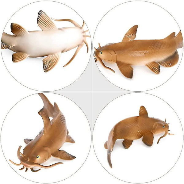 Falsk Steinbit Modell Falsk Fisk: Fiskeleketøy Fotorekvisitt Kaffe Kunstig Steinbit Figurer Barn Fiskeleksett For Hjem Kjøkken Dekorasjon