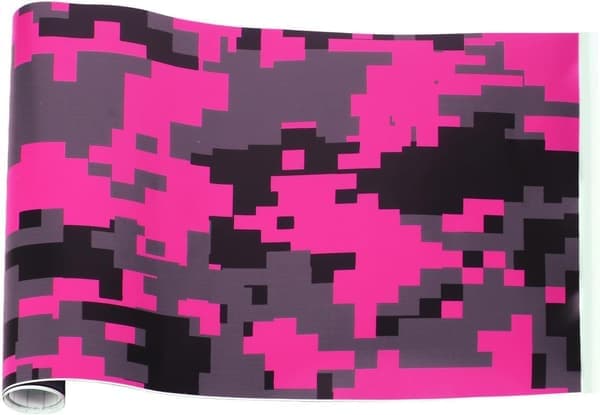 Kamouflage Graffiti Bil Vinylfolie 152x30cm Rosa Digital Bilskydd för Fordonskaross