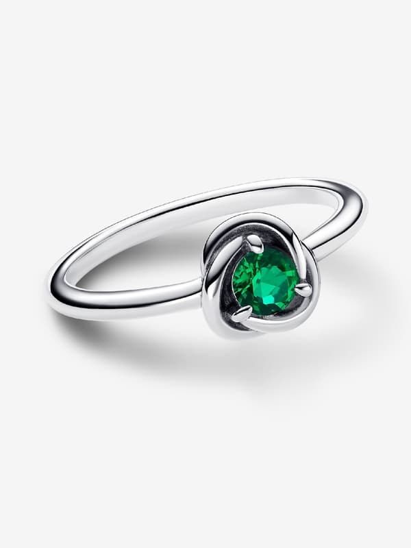 Pandora - May Birthstone Eternity Circle Ring - Sterlingsilver Circumference: 50mm