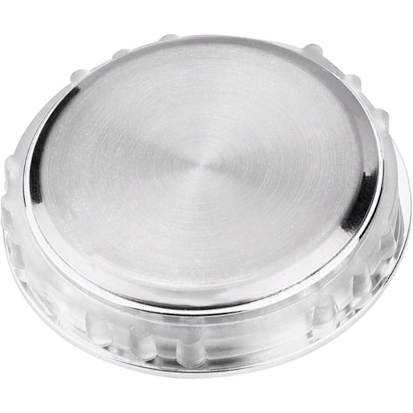 1-1/2 tum (37 mm) rund kvartsurinsats med romerska siffror passar 35 mm diameter hål (silver ram)