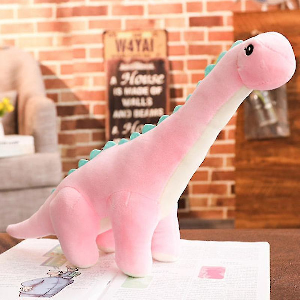 35cm/60cm Farverige Plys Dinosaur Legetøj Udstoppede Dukker Børn Gave Fødselsdag Lang-halset Dinosaur Plys Legetøj Kawaii Blød Elskelig Blue