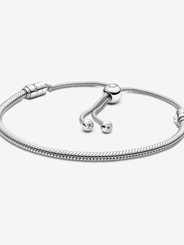 Pandora - Sparkling Dangle Heart Armbåndsæt - Sterlingsølv