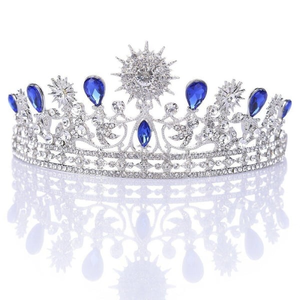 Tiara Bryllup Bryllup Rhinestone Krone Tiara Hovedbånd